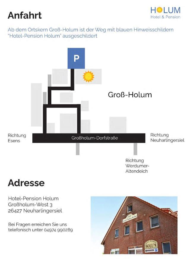Garni Hotel-Pension Holum Neuharlingersiel Luaran gambar